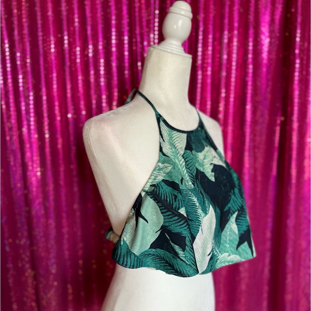 Green Halter Top